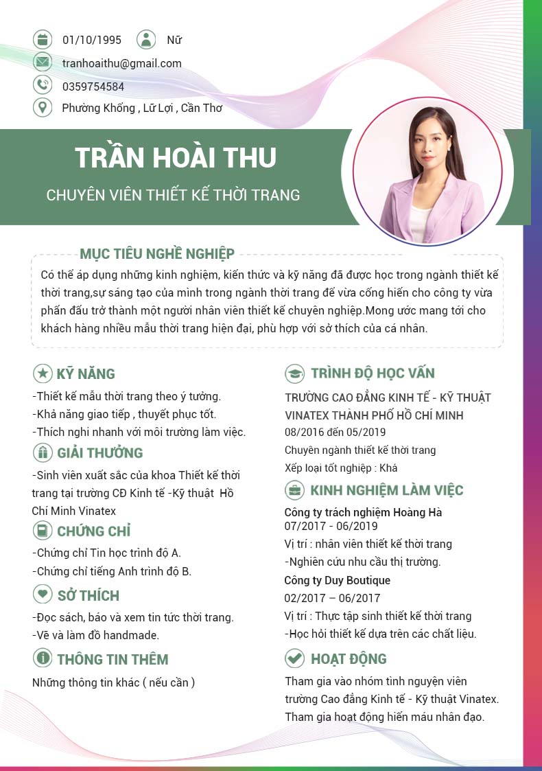 Ảnh xem trước CV