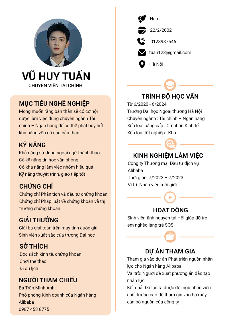 Ảnh xem trước CV