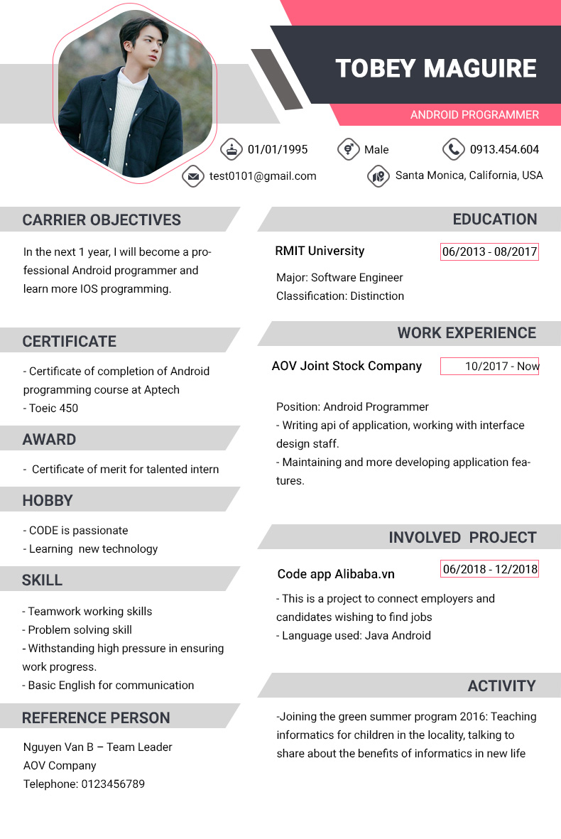 Ảnh xem trước CV